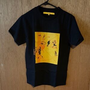 Union Pee-Chee Black Tee with Vibrant Yellow Graphic
